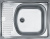 Мойка кухонная Franke Eurostar ETN 611-56, сталь, без перелива