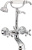 Смеситель для ванны Veragio Gialetta VR.GLT-6301.CR