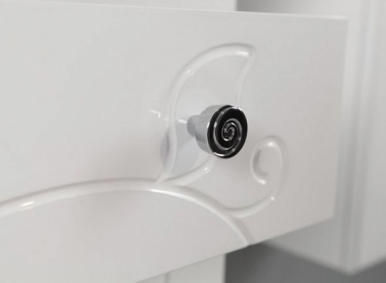 Тумба с раковиной Aquaton Лиана 60 М с бельевой корзиной, напольная