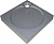 Поддон для душа GuteWetter Deluxe 90x90x16 Q серый