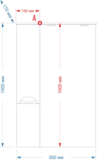 Зеркало Misty Орхидея 65 L с подсветкой, белая эмаль