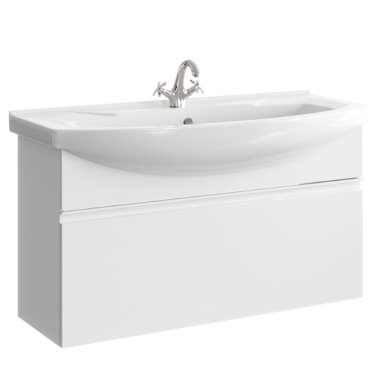 Тумба с раковиной Aqwella Rodos 105 подвесная