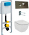 Инсталляция Viega Eco plus 713386 + кнопка смыва + унитаз подвесной Ideal Standard Tesi T007901 с сиденьем Ideal Standard Tesi T352701