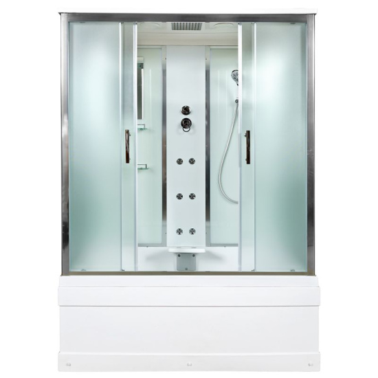 Душевой бокс DTO EM4515 с LED-подсветкой и гидромассажем