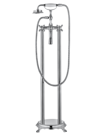 Напольный смеситель для ванны Wonzon & Woghand Retro WW-88649020-CR