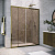 Душевая дверь в нишу Vegas Glass Z2P TUR NOVO 205 05 05, профиль бронза, стекло бронза