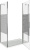 Душевой уголок Good Door Fantasy WTW+SP-F-CH 110x80 Душевой уголок Good Door Fantasy WTW+SP-F-CH 110x80