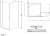 Душевой уголок Radaway Torrenta KDJ 100x80 прозрачное стекло L