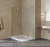 Душевой уголок Vegas Glass AFS-F Lux 110*100 09 01 L профиль золото, стекло прозрачное Душевой уголок Vegas Glass AFS-F Lux 110*100 09 01 L профиль золото, стекло прозрачное