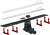 Душевой лоток Pestan Confluo Frameless Line 750 white glass