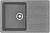 Мойка кухонная AQUATON Аманда серый