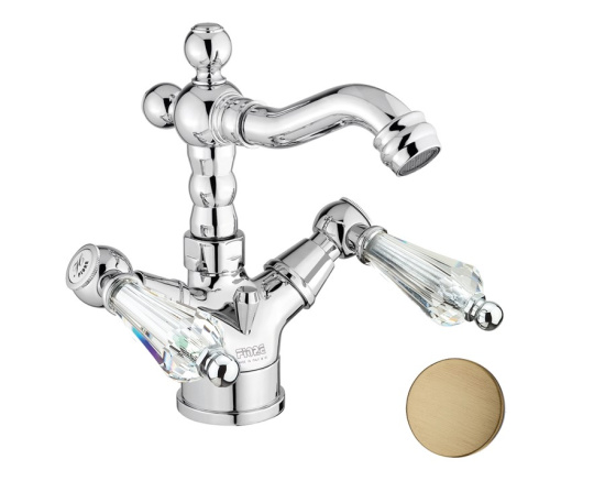 Смеситель для биде Fiore Gioielli Swarovski® 08ZZ0635, бронза