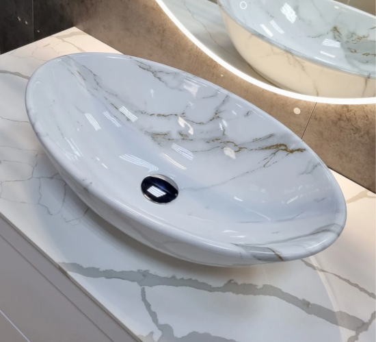 Накладная раковина CeramaLux D1147-505 (340)