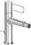 Смеситель для биде Jacob Delafon Odeon Rive Gauche E21033-CP-CP