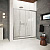 Душевая дверь в нишу Vegas Glass Z2P Protec 150 11 crystalvision, профиль оружейная сталь, стекло crystalvision