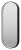 Зеркало Brevita Сатурн 50x115 черное Зеркало Brevita Сатурн 50x115 черное