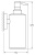 Дозатор Ellux Avantgarde AVA 010 Дозатор Ellux Avantgarde AVA 010