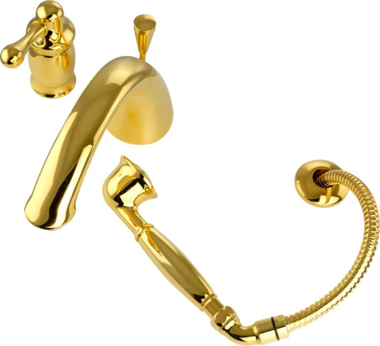 Смеситель на борт ванны Migliore Maya 18929 золото