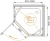 Душевой уголок Cezares Crystal-S-P-1-100-C-Cr-L