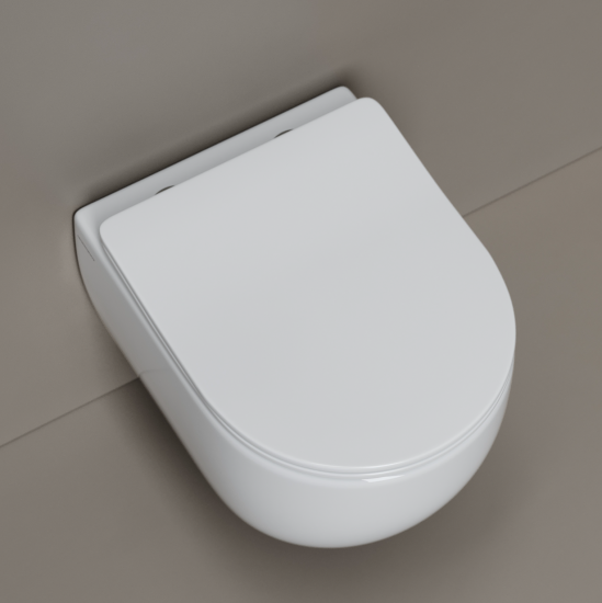 Подвесной унитаз Ceramicanova Play CN3001T с сидением