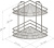 Полка Tekno-tel BK022SSM Полка Tekno-tel BK022SSM
