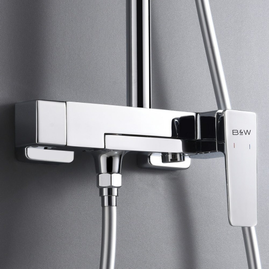 Душевая стойка Black&White Universe 8500CUK