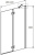 Шторка на ванну Radaway Essenza New Black PND II 140 R Шторка на ванну Radaway Essenza New Black PND II 140 R