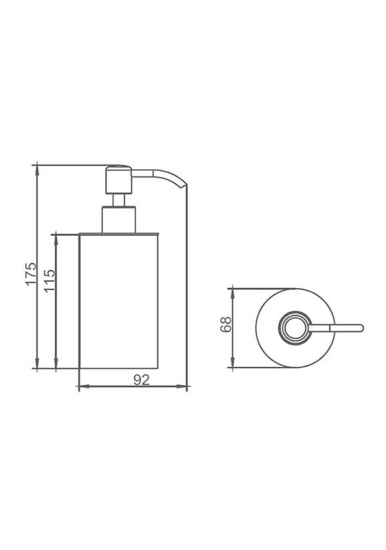 Дозатор Altrobagno SD 080302 Cr