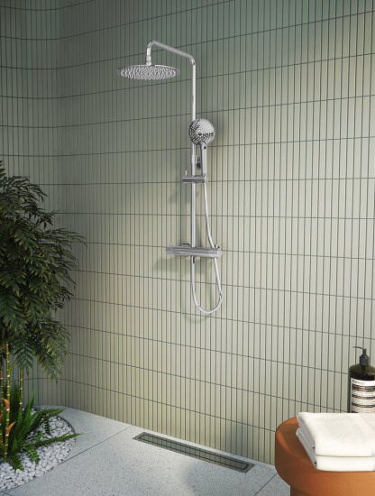 Душевая стойка VitrA AquaHeat A47201EXP