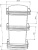 Полка Tekno-tel BK086SSM Полка Tekno-tel BK086SSM