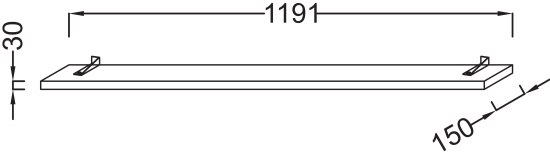 Светильник Jacob Delafon Struktura EB1219
