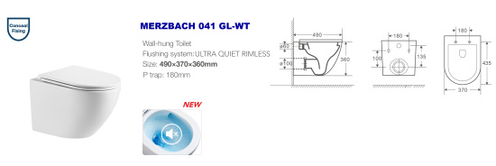 Подвесной унитаз WeltWasser SK Merzbach 041 GL-WT