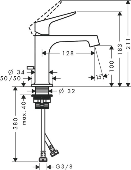 Душевой комплект Axor Citterio M 34420000 + 34010000 + 27991000