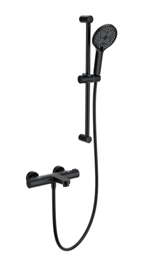 Смеситель для ванны Wonzon & Woghand WW-C2018-A-MB с термостатом