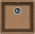 Мойка кухонная Florentina Вега 400 коричневый Мойка кухонная Florentina Вега 400 коричневый