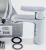 Смеситель для раковины Hansgrohe Metris 31285000 с гигиеническим душем