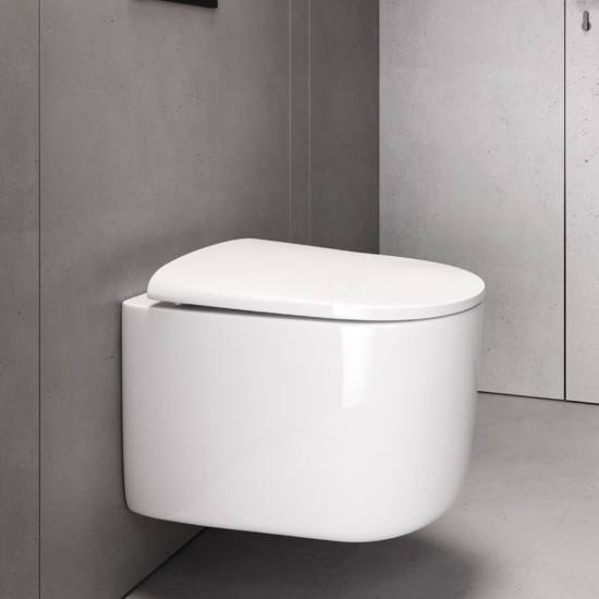 Унитаз подвесной Boheme Flow 969-SET-L с сидением