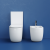 Унитаз-компакт Ceramicanova Метрополь (Metropol) Rimless CN4001T Унитаз-компакт Ceramicanova Метрополь (Metropol) Rimless CN4001T
