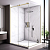 Душевой уголок Veconi Rovigo RV-075G 120x80, профиль золото брашированное