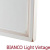 Зеркало Caprigo Альбион 100/120 Bianco Light Vintage без полки
