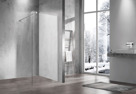 Душевая перегородка Vincea Walk-in VSW-1H900CL 90 см, профиль хром, стекло прозрачное