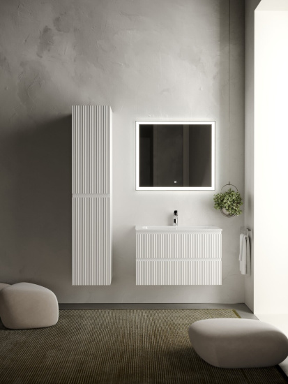 Тумба с раковиной Sancos Snob R 80 Bianco SNR80W, подвесная