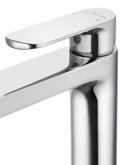 Смеситель для раковины Wonzon & Woghand WW-H1034-CR высокий