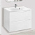 Тумба с раковиной Vincea Mia 65 белая глянцевая