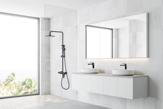 Душевая стойка Lemark Bronx LM3760BL