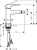 Смеситель для биде Hansgrohe Metropol 74520000 Смеситель для биде Hansgrohe Metropol 74520000