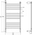 Полотенцесушитель водяной Energy Prestige 100x50 Полотенцесушитель водяной Energy Prestige 100x50