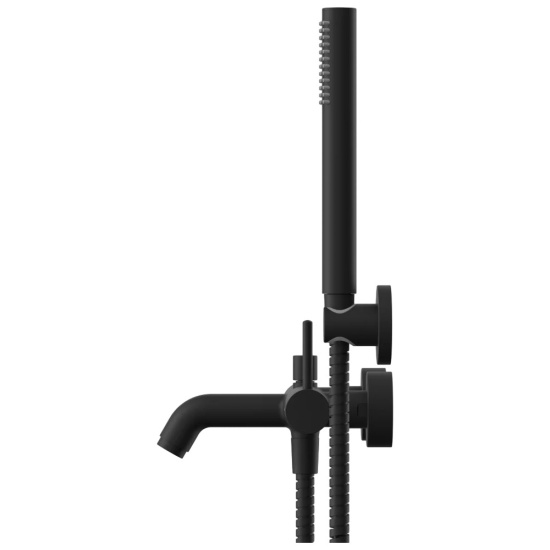 Смеситель для ванны Filarete Roun FL2120BL, черный