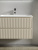 Тумба с раковиной Sancos Snob R 100 Beige Soft правая SNR100RCE, подвесная