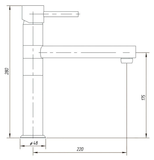Смеситель для кухни Migliore Fortis 18229 хром
